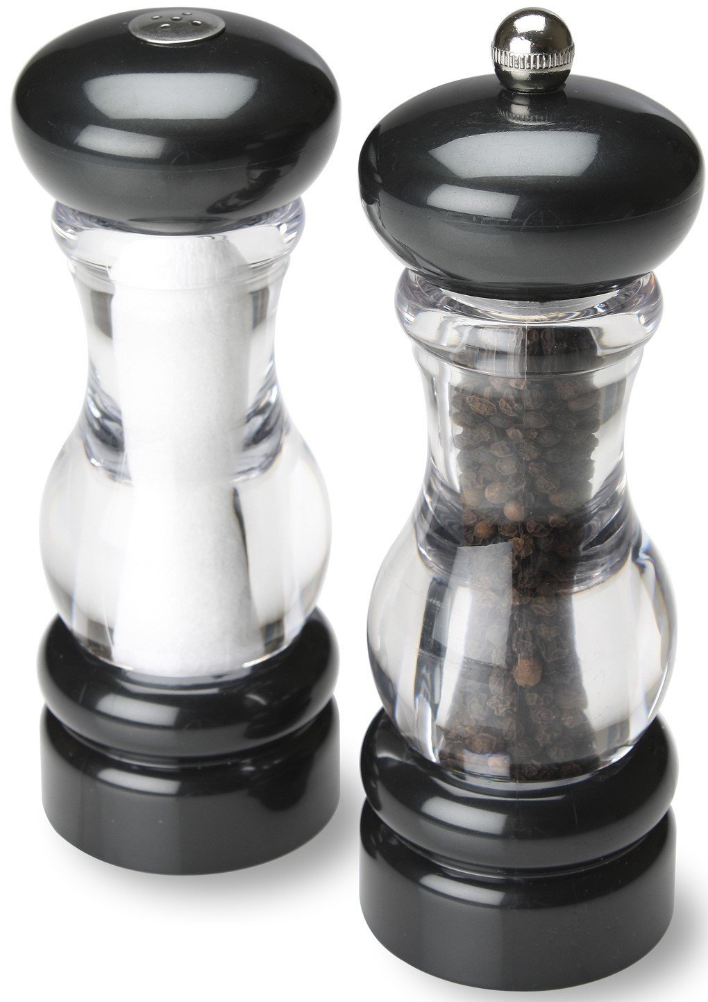Olde Thompson 7" Black Pepper mill and salt shaker set 21248352171 eBay
